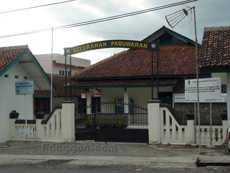 Kantor Kelurahan Pabuwaran Purwokerto