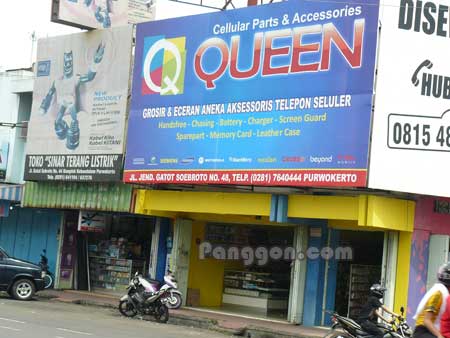 Toko Aksesoris HP QUEEN Kebondalem Purwokerto