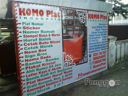 Tukang Kunci & Plat KOMO PLAT Purwokerto