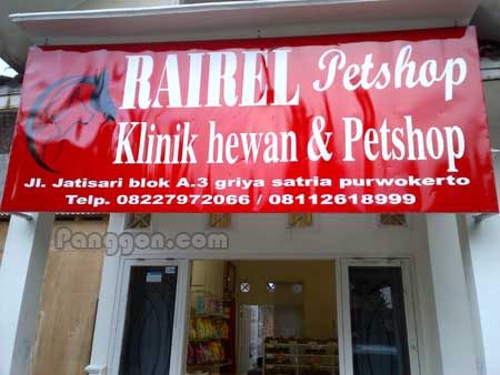 Petshop dan Klinik Hewan Rairel Purwokerto